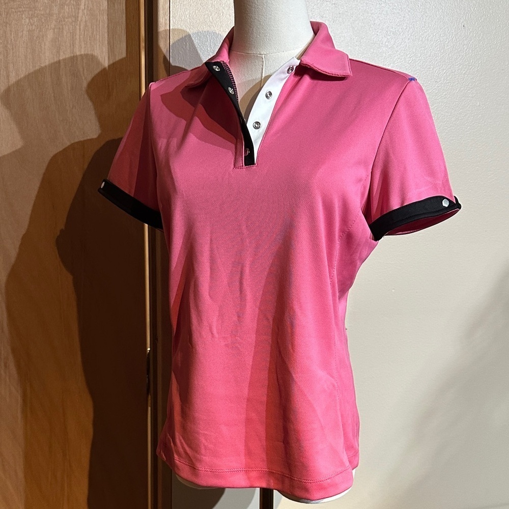 Tail Pink Button Down Polo Shirt